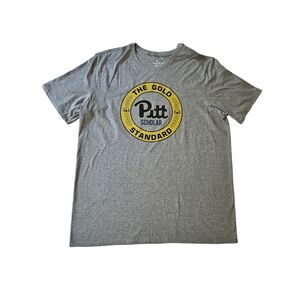 Pittsburgh Panthers Nike Tee The Gold Standard Short Sleeve Gray Shirt Men's XL